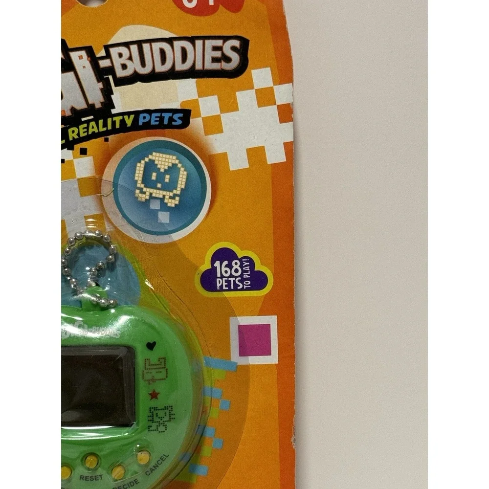 New Grafix Digi Buddies Green Virtual Reality Pet 168 Pets To Play